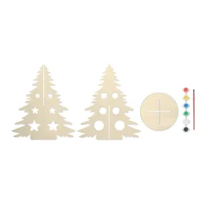 Kit Pittura Albero di Natale Fai da Te con Numeri per Merchandising Natalizio - Product Image 5