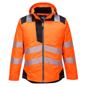 OEM ODM Chaqueta reflectante de construcción de seguridad Ropa de trabajo de alta visibilidad Chaquetas DE SEGURIDAD Ropa DE TRABAJO personalizada Chaqueta con cremallera - Product Image 4