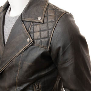 Veste confortable en cuir unisexe pour homme avec veste pour homme 2026 Veste en cuir Slim Fit pour homme - Product Image 4