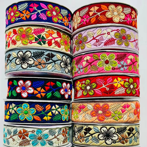 ผ้าลูกไม้แจ็คการ์ดปักลายหรูหราสำหรับชุดเจ้าสาวชุดราตรีกระเป๋าทางการ - Product Image 1