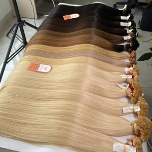Productos de pelo de punta plana de queratina, cabello virgen de longitud completa de 8 ''a 40'', venta al por mayor, doble estiramiento, humano vietnamita crudo - Product Image 5