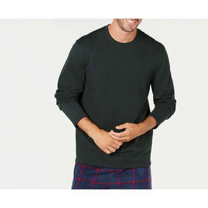 Pigiama da uomo in pile scozzese per il tempo libero, blu navy/rosso/verde, taglia S, in maglia di seta, a maniche corte, per l'estate - Product Image 2