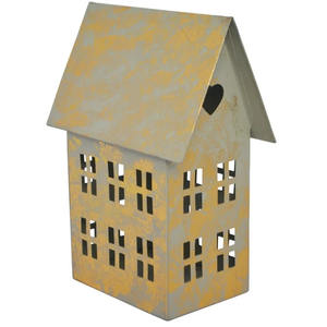 Maison d'oiseau noire en métal attirant la forme de cabane de style suspendu avec un design élégant pour un look contemporain Maisons en métal les plus vendues - Product Image 3