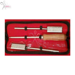 Juego de raspadores dentales veterinarios ajustables de doble ángulo recto para caballos, raspadores de dientes equinos reutilizables de acero inoxidable - Product Image 6