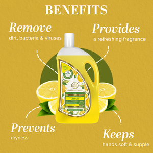 Khadi Natural Refrescante Limón Lavado De Manos-1 Ltr - Product Image 4