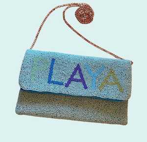 กระเป๋าคลัทช์สำหรับผู้หญิงกระเป๋าซองสีใสลายดอกไม้สายโซ่สีทองสไตล์งานฝีมือออกแบบได้ตามต้องการ - Product Image 2