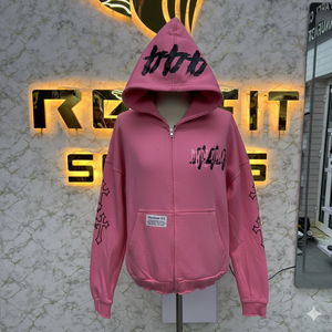 Prefect Cutting Sport Edition Most Demanded Sudadera con cremallera Rosa Impreso hecho en fábrica Sudaderas con capucha a precio barato Sudaderas con capucha para hombres - Product Image 1