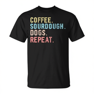 Camiseta Promocional Coffee Dogs Sourdough Bread Baking Sourdo - Product Image 2