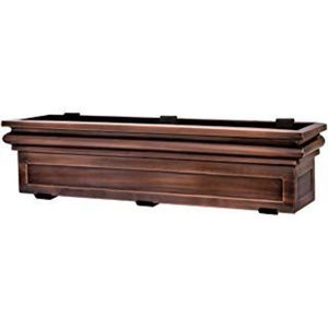 Jardinera de Hierro Forjado Elegante, Moderna, Hecha a Mano, de Acero Galvanizado, para Exteriores, Soporte para Macetas, Rectangular - Product Image 4