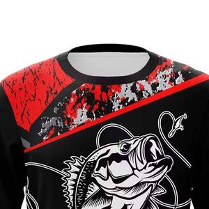 T-shirts de pêche à manches longues personnalisés, vente en gros, fabricant OEM, fournisseur, protection UV, tee-shirt à marque privée, production en vrac - Product Image 3