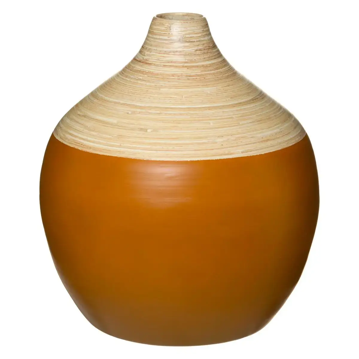 Hot New Design Spun Bamboo Flower Vase For Home Decor Wholesale Good Price Candle Jars Plaques