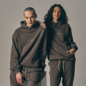 Sweats à capuche unisexe hiver mode coton polyester mélange tissu réactif teint poids lourd vente en gros Bangladesh fabricant à capuche - Product Image 5