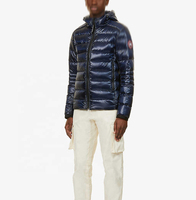 Veste matelassée OEM ODM pour homme, automne-hiver, à capuche, rembourrée en coton, épaisse, chaude, écologique, chauffante, col montant, coupe ajustée, style rétro