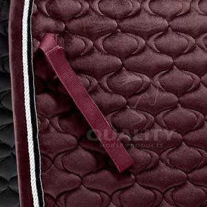 Tapis de Selle de Dressage Garni de Cristal de Luxe Couleurs Personnalisées et Broderie pour Spectacle Tapis de Selle - Product Image 6