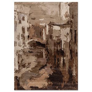 Genesis Ivory <b>Hand</b> <b>Tufted</b> Wool & Viscose <b>Rug</b> 9x12 Rectangle Abstract Pattern for Bedroom Hallway or Living Room Use-TNQ-4307 - Product Image 1