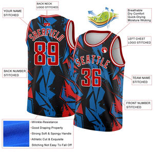 Dernière conception de chemises de basket-ball originales avec logo brodé personnalisé pour hommes maillot de basket-ball classique uni - Product Image 6