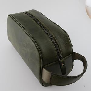 Genuine Leather Bag Unisex <b>Green</b> Color Special Design Leather Bag <b>Clutch</b> Bag - Made in Turkey - Product Image 3