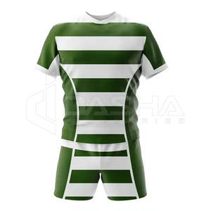 Conjuntos de uniformes de rugby sublimación personalizada 100% poliéster Jersey de secado rápido diseño transpirable - Product Image 4