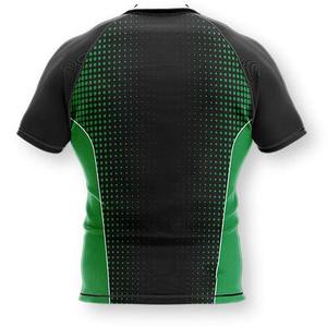 Usine de maillots de rugby personnalisés, uniforme d'équipe OEM, tissu polyester durable avec impression sérigraphique, sublimation ou broderie, logo personnalisé - Product Image 4