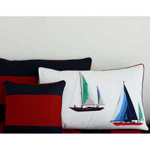 Ensemble de draps, taies d'oreiller et housse de couette Bon Voyage pour votre chambre à thème voyage - Product Image 2