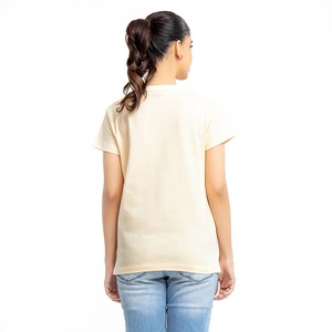 2025 todas las estaciones camisetas femeninas de manga corta para mujer cuello redondo Color sólido moda mujer ropa camiseta Casual suave camiseta de gran tamaño - Product Image 4