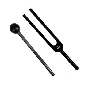 Juego de Diapasones Manuales de Aluminio de 528 Hz con Martillo para Reparación de ADN y Sanación de Chakras |   Diapasones de Sonido Medicinales para el Alivio del Estrés - Product Image 1