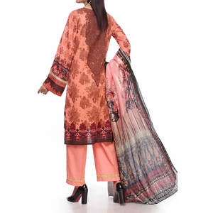 Venta al por mayor de 3 piezas de verano de césped trajes para las señoras Venta caliente paquistaní Salwar Kameez estilo vestido para la India y Pakistán - Product Image 4