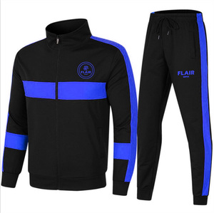 2025 hommes de haute qualité coupe-vent respirant couleur unie ensembles de gymnastique hiver décontracté surdimensionné survêtement manches longues Fitness décontracté - Product Image 4