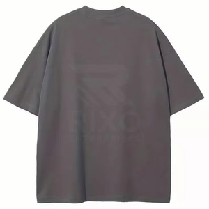 Camiseta Extra Grande 100% Algodón Tejido Transpirable Ecológico de Secado Rápido Manga Corta Cuello Redondo Ropa Casual de Alta Calidad para Hombre - Product Image 6
