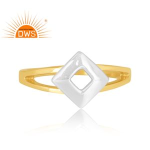 Anillo de plata esterlina fina con diseño hecho a mano, joyería personalizada para mujer, regalo para ella - Product Image 2