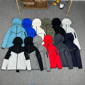 Nouvelle arrivée Veste pour homme Veste personnalisée avec logo N1KE Veste à capuche zippée Veste lourde Vente en gros de sweats à capuche personnalisés - Product Image 6