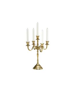 Candélabre en métal conçu pour les événements sur le thème royal offrant une lumière de bougie majestueuse, parfaite pour les célébrations sophistiquées - Product Image 4