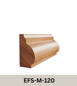 Moldura de madera decorativa moderna en forma de corona de tamaño personalizado para paredes interiores Zócalo de madera maciza para Villa y Hotel Direct Vietnam - Product Image 3