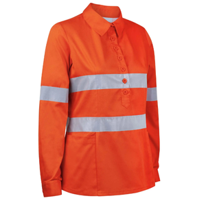 Camiseta Polo de Seguridad Reflectante de Alta Visibilidad, Secado Rápido, Antiestática, con Logotipo Personalizado, para Tráfico, Minería, Construcción y Trabajo con Carbón - Product Image 1