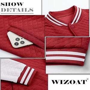 Veste universitaire avec logo personnalisé, manches en cuir, broderie, noir, couple, collège, baseball, hommes, veste Letterman fabriquée par Dress Sports - Product Image 6