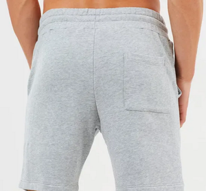 Pantalones Cortos Deportivos para Hombre, Color Gris Jaspeado, 100% Algodón, Cintura Elástica con Cordón, Casuales, Atléticos, Logotipo Personalizado en la Parte Delantera, ODM - Product Image 5