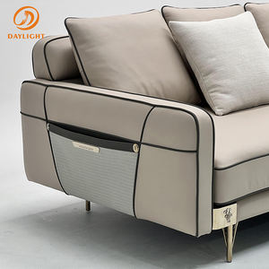 Sofá de Cuero de Diseño Italiano Moderno y Lujoso, Réplicas de Muebles de Diseñador en Oferta - Product Image 4