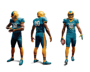 Uniformes de fútbol americano con número de nombre personalizado, conjuntos de camisetas de juego sublimadas de secado rápido transpirables - Product Image 4