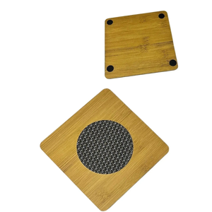 Sous-verre en bambou pour théière, sous-verre pour plat chaud, carré ou rond - Product Image 2