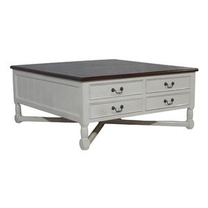 Mesa de Centro de Madera de Teca de Indonesia, Mesa de Té Minimalista con Almacenamiento, Tapa Elevadora, Mesa de Centro con Baúl para Muebles de Sala de Estar Moderna - Product Image 3