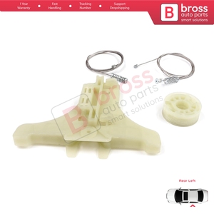 BWR5253 Power Window Regulator Repair Kit Rear Left for Ceed Cee'd MK2 JD 2012-2018 5-<b>Door</b> 83450A2010 - Product Image 3