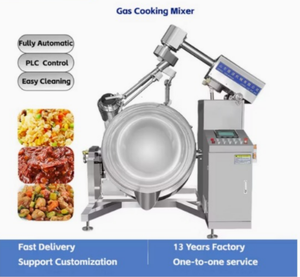 Máquina mezcladora de cocina comercial grande de alta calidad, olla de cocina Industrial automática para sacos - Product Image 2