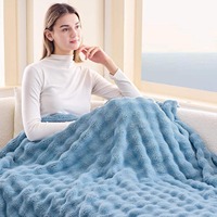 Manta Térmica Tejida 100% Poliéster, Antiácaros, 440 g/m², Estilo Animal, Ropa de Cama de Invierno, Personalizable, Multiusos