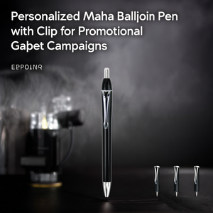 Penna a Sfera Personalizzata Maha con Clip per Campagne Promozionali - Product Image 3