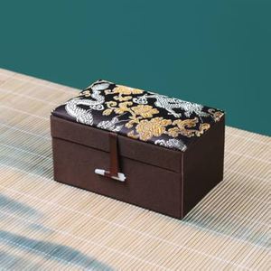 Caja de joyería de diseño de tendencia de cuero para el hogar llevar joyas y collares cajas de almacenamiento cuero decora accesorios de joyería - Product Image 2