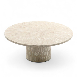 Support à gâteau en nacre non toxique et écologique pour la présentation de gâteaux et desserts lors de fêtes, fabriqué à la main en coquille, produit au Vietnam - Product Image 2