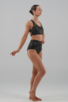 Bas de pole dance flexibles de couleur personnalisée pour filles et adultes Shorts élégants pour l'entraînement Compétition Stage Events Practice