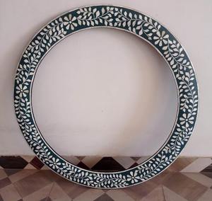 Miroir en nacre incrusté de os, dernier modèle, pour décoration murale ou décoration intérieure, en provenance d'Inde par RF Crafts - Product Image 1