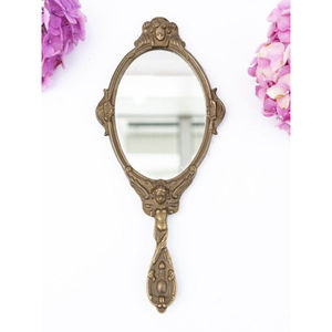 Miroir à main en métal de qualité créative adapté aux femmes élégant miroir de maquillage portable et à poignée à prix compétitif - Product Image 6