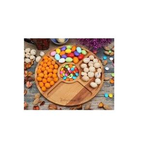 Plateau de fruits secs en bois Plateau de fruits secs en bois de mangue avec couvercle en bois pour usage domestique dans la cuisine - Product Image 6